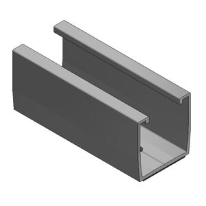 ValkTrap Alum Trapezoidal Profile L=120mm + EPDM (Landscape)