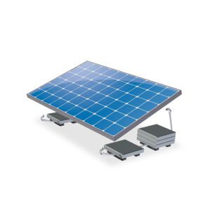 ValkBox3 Flat Roof Kit for 1 Panel - 20° Tilt